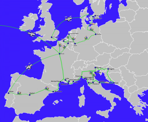 Trip through Europe