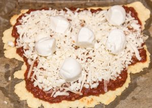 Dressed pizza
