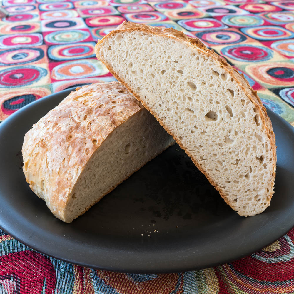 Loaf of lentil bread